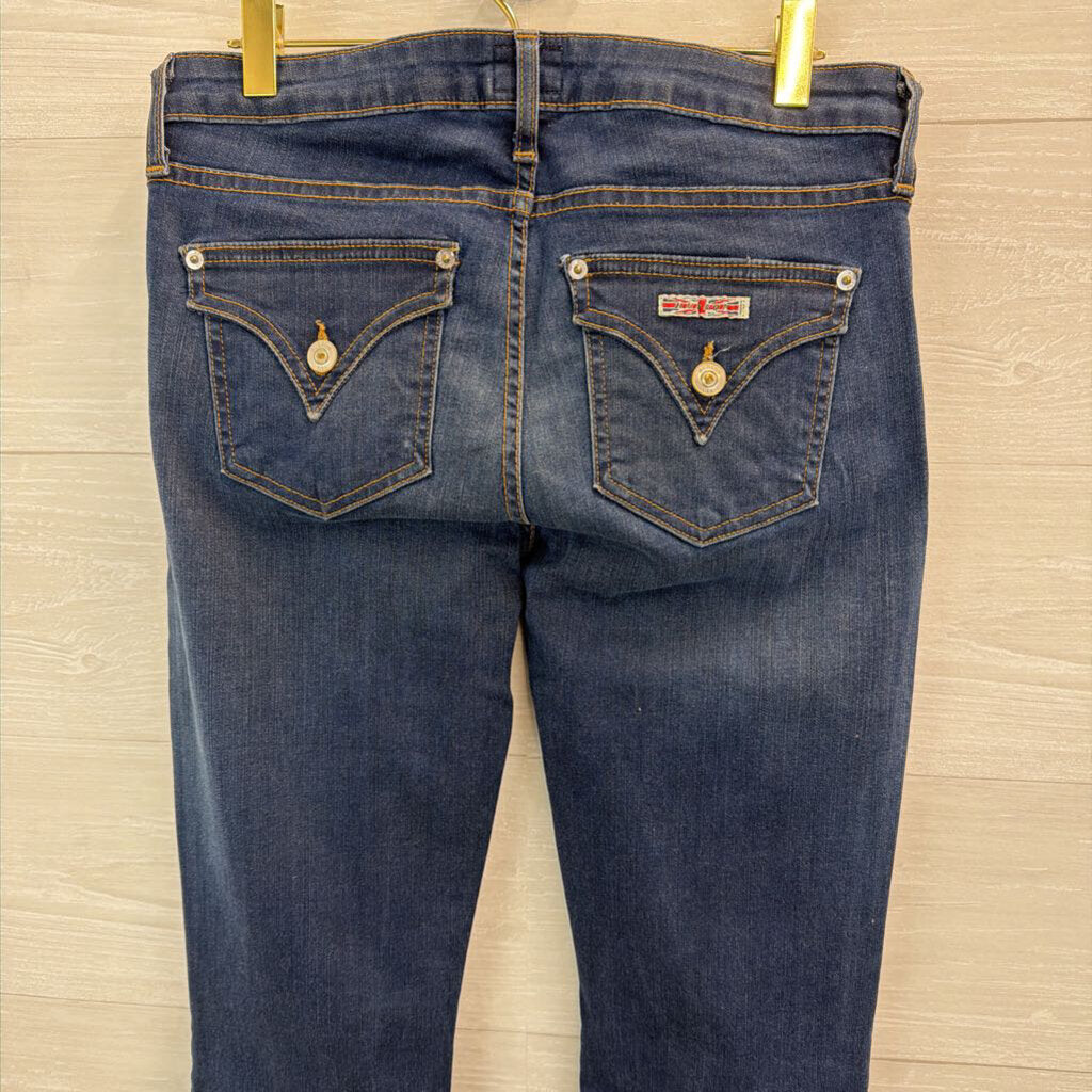Hudson Dark Wash Flare Leg Jeans 27