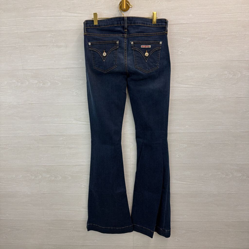 Hudson Dark Wash Flare Leg Jeans 27