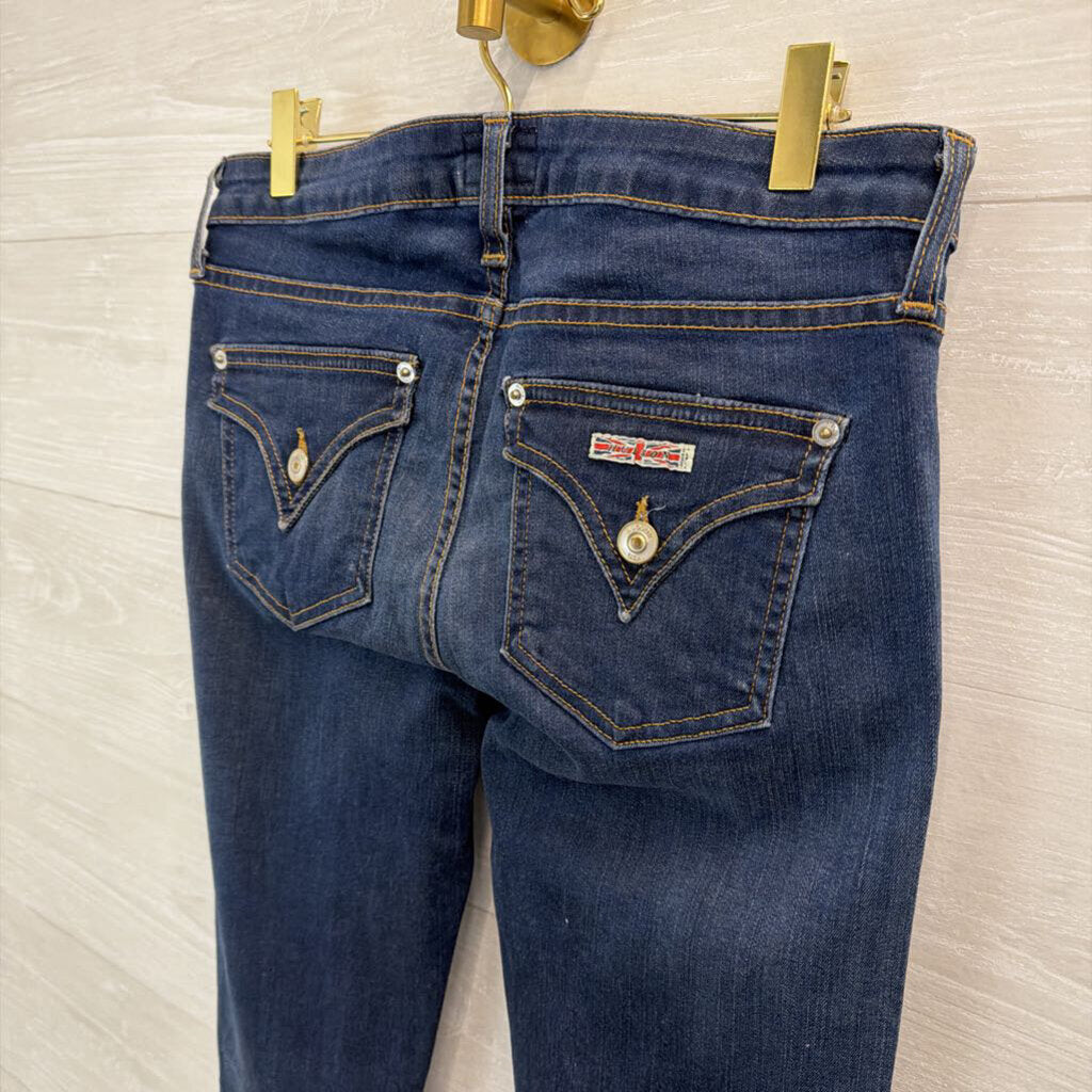 Hudson Dark Wash Flare Leg Jeans 27