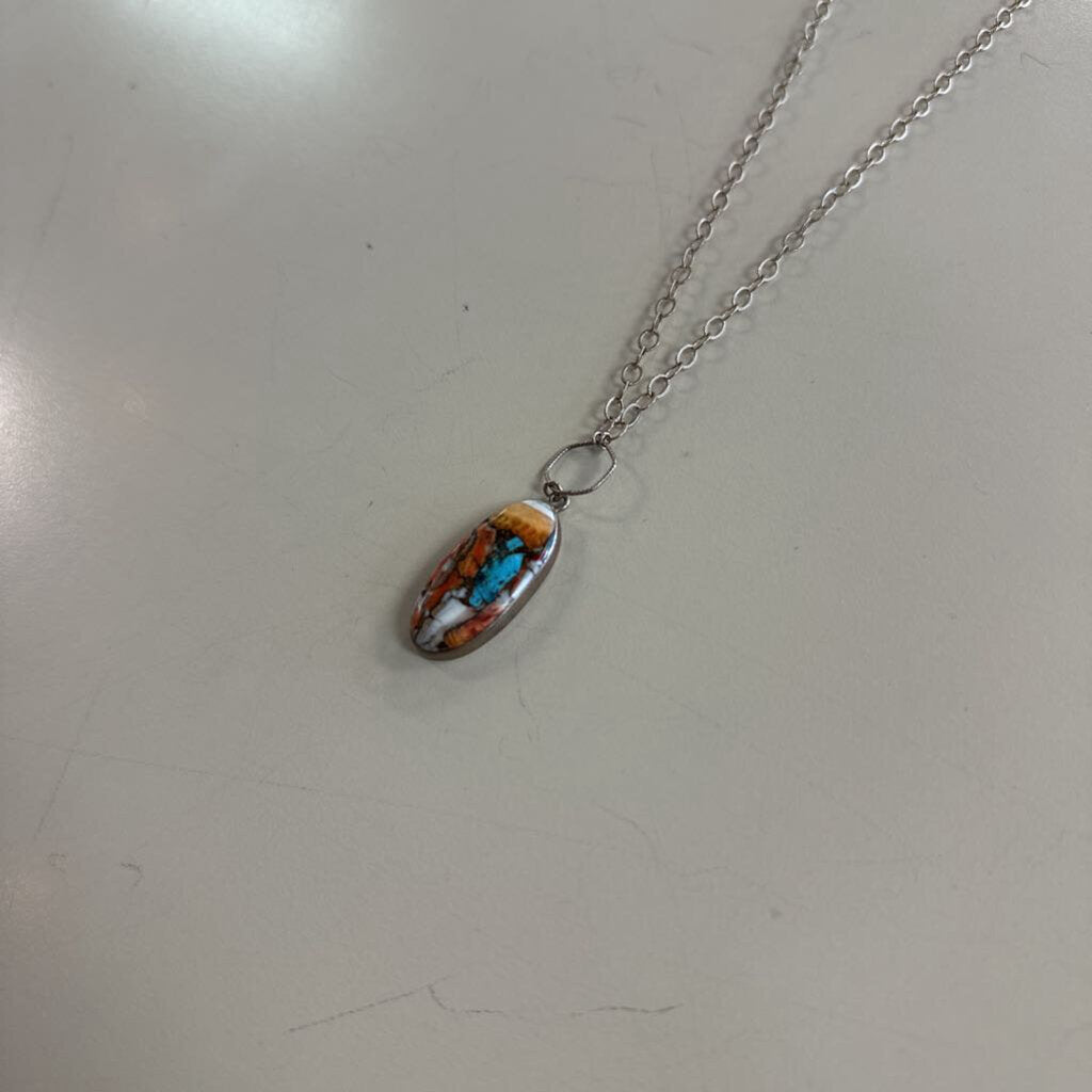 Anne Vaughan Stone Pendant Necklace