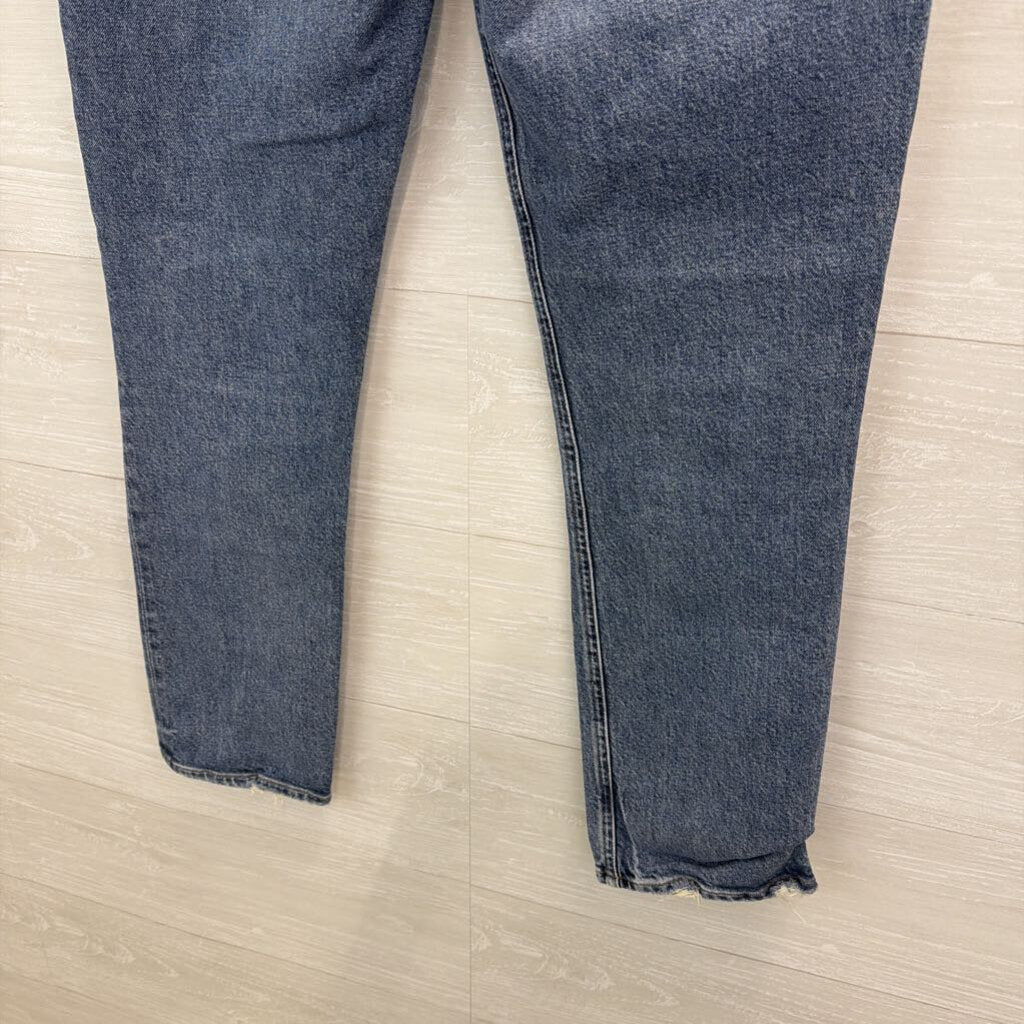 Agolde Medium Wash High Rise Mom Jeans 28