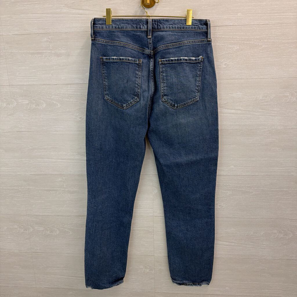 Agolde Medium Wash High Rise Mom Jeans 28