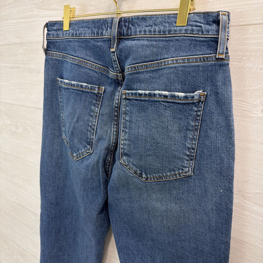 Agolde Medium Wash High Rise Mom Jeans 28