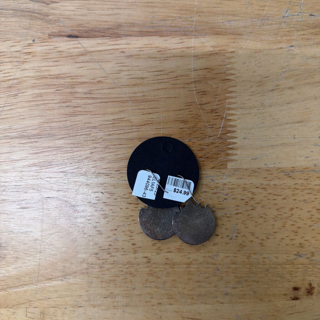 Sterling Silver Sun Dangle Earrings