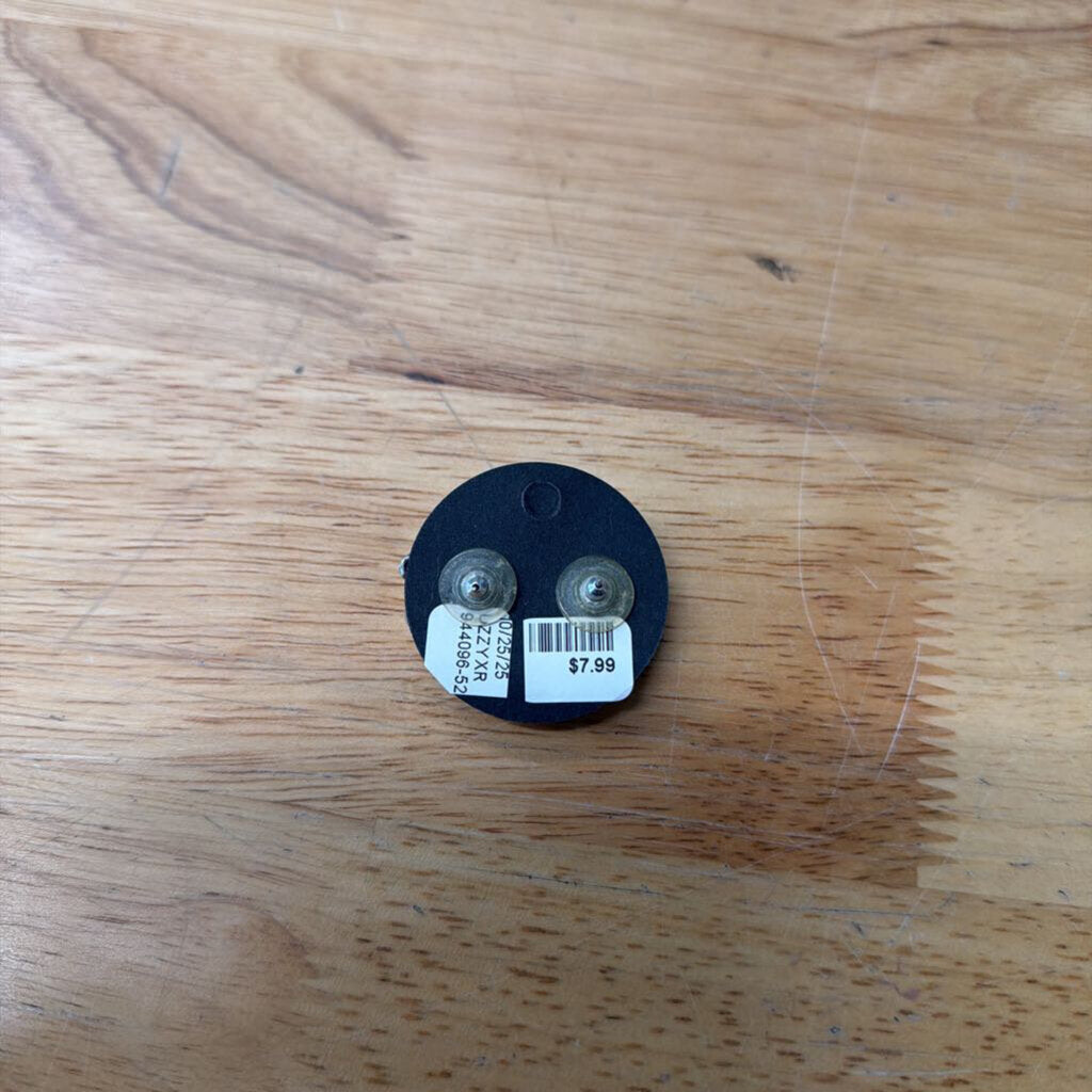 Silver Cross X Earrings