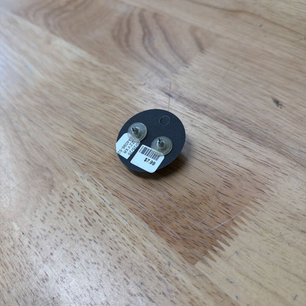 Silver Cross X Earrings