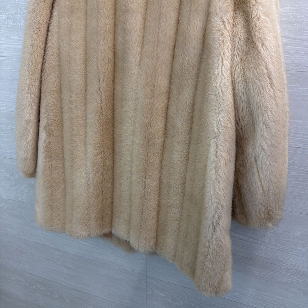 Vintage Faux Fur Winter Coat Large