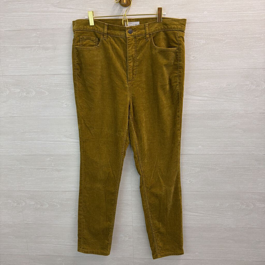 Loft Velvet Skinny Pants 12
