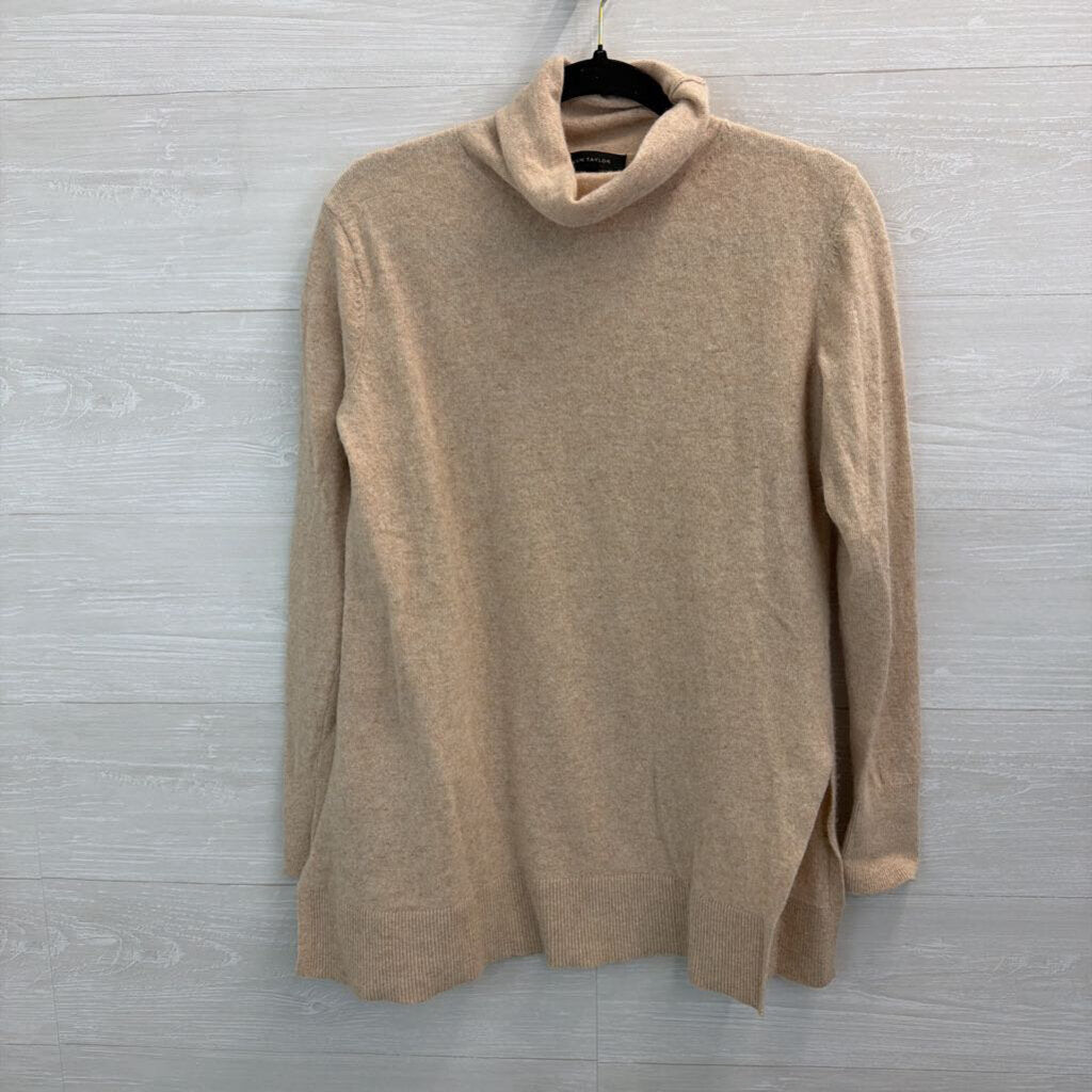 Ann Taylor Wool Blend Turtleneck Sweater Medium
