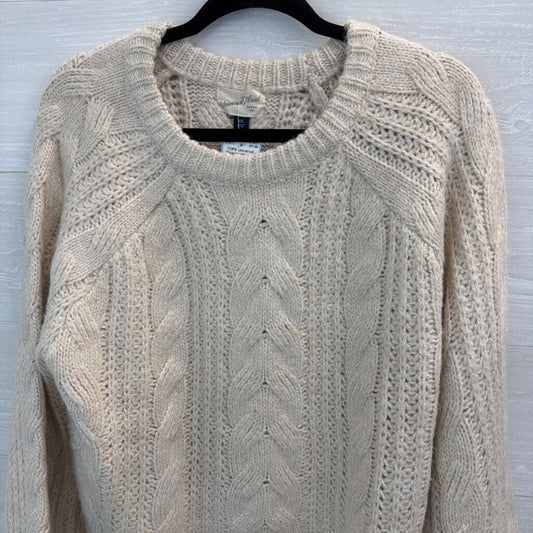Universal Thread Cable Knit Cropped Sweater Extra Extra Large