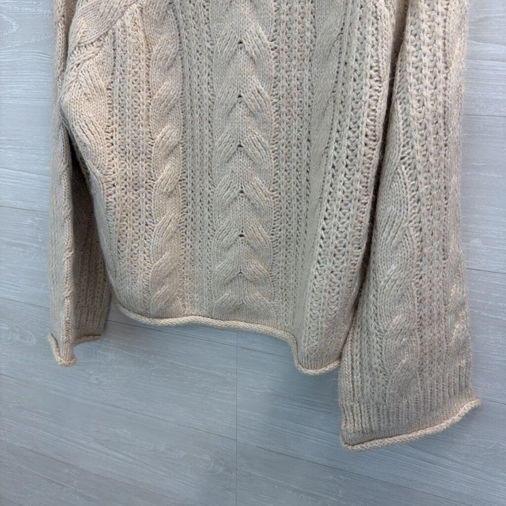 Universal Thread Cable Knit Cropped Sweater Extra Extra Large
