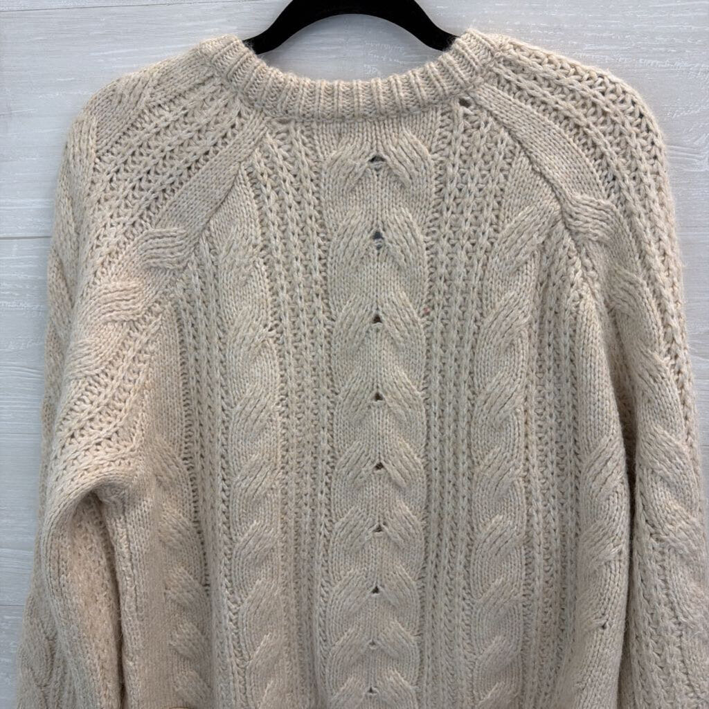 Universal Thread Cable Knit Cropped Sweater Extra Extra Large