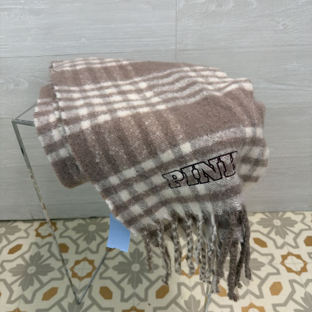 Victoria's Secret Pink Plaid Scarf