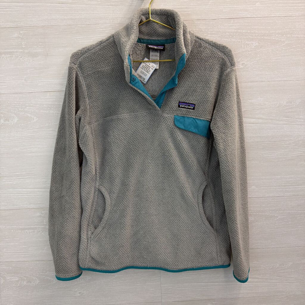 Patagonia Grey Fleece Pullover Large