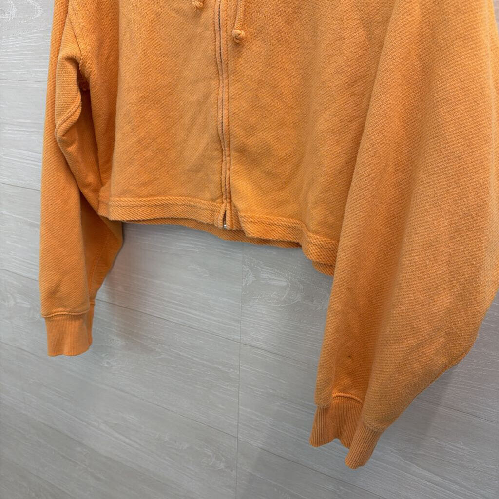 Aerie Cropped Zip Up Hoodie Medium