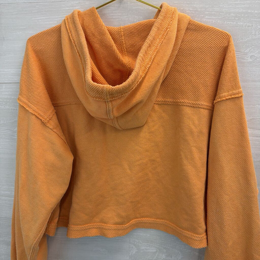 Aerie Cropped Zip Up Hoodie Medium