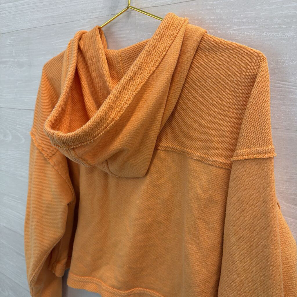 Aerie Cropped Zip Up Hoodie Medium