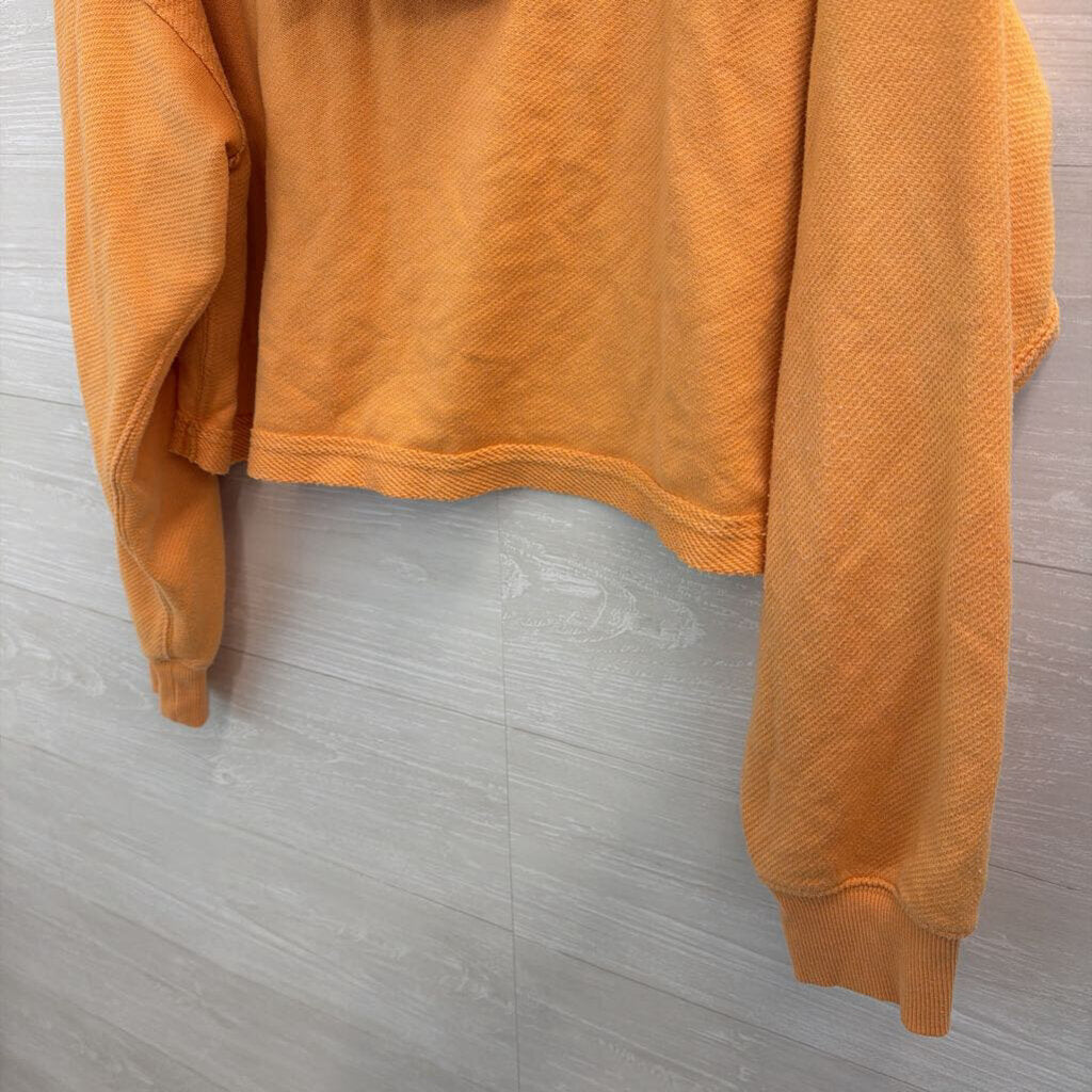 Aerie Cropped Zip Up Hoodie Medium