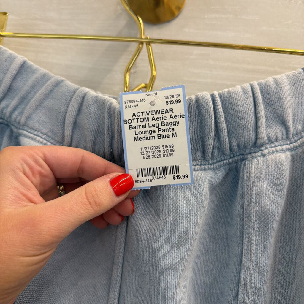 Aerie Barrel Leg Baggy Lounge Pants Medium