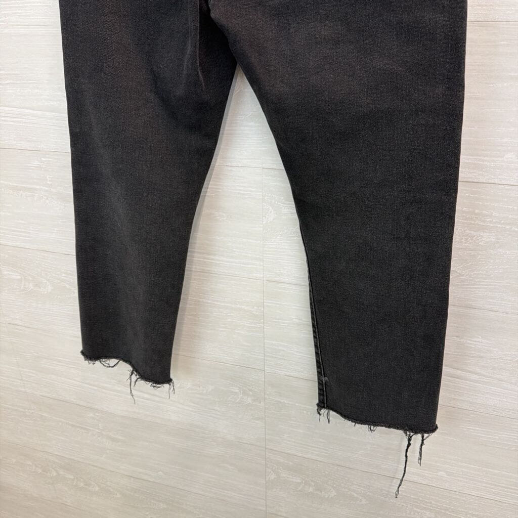 Levi Black Denim Wedgie Straight Jeans 30