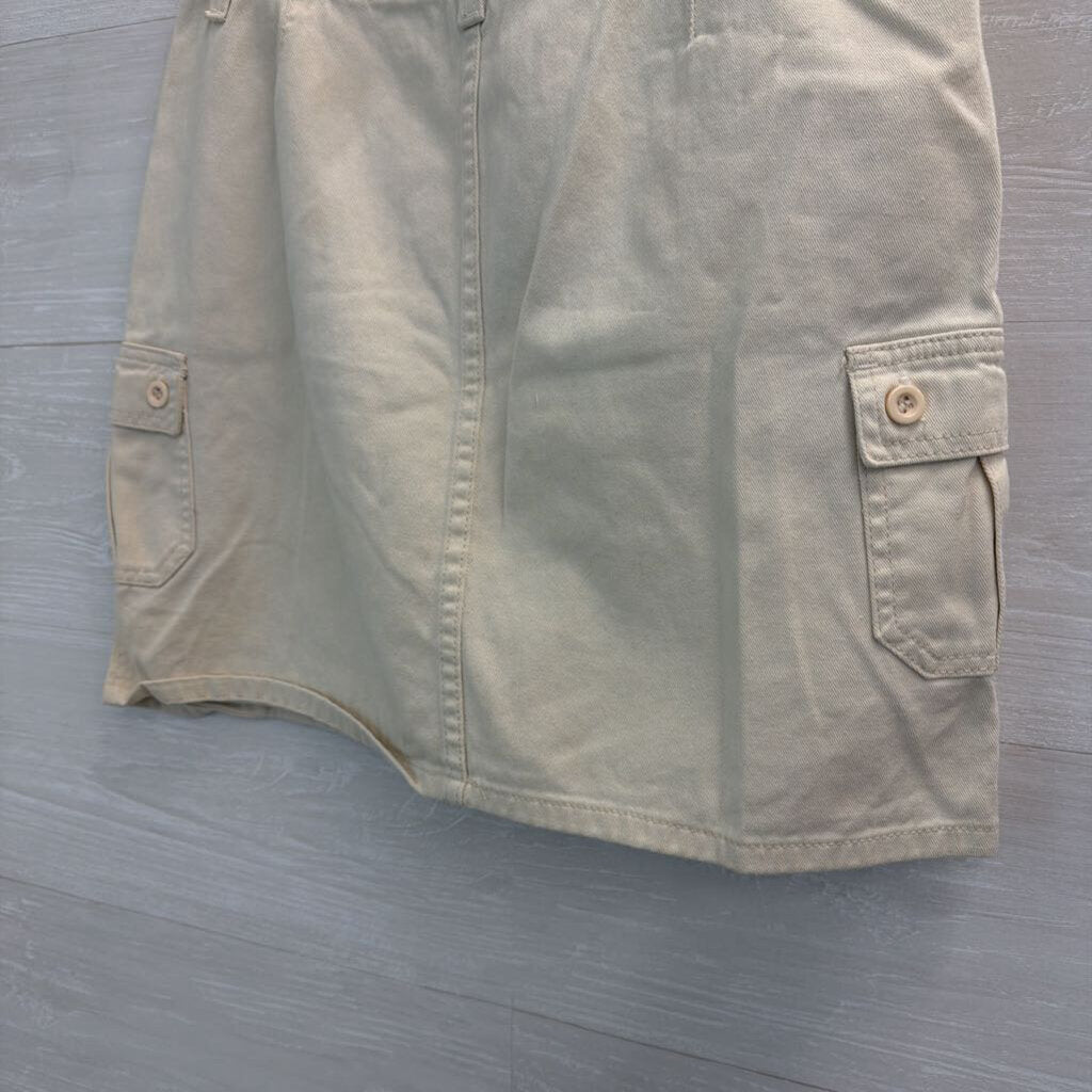 Maurice's Cream Side Pocket Mini Skirt 9/10