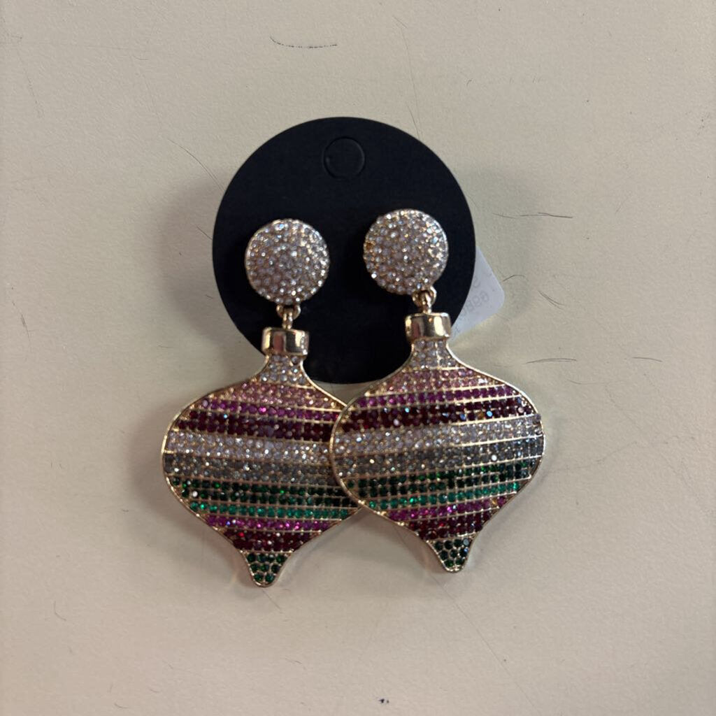 Christmas Ornament Dangly Earrings