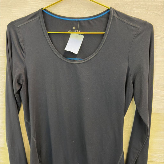 Athleta Blue Long Sleeve Athletic Top Small
