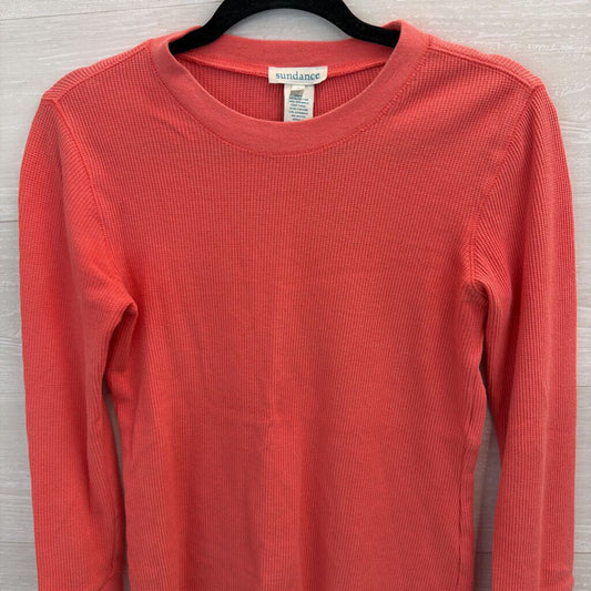 Sundance Coral Thermal Long Sleeve Pullover Small