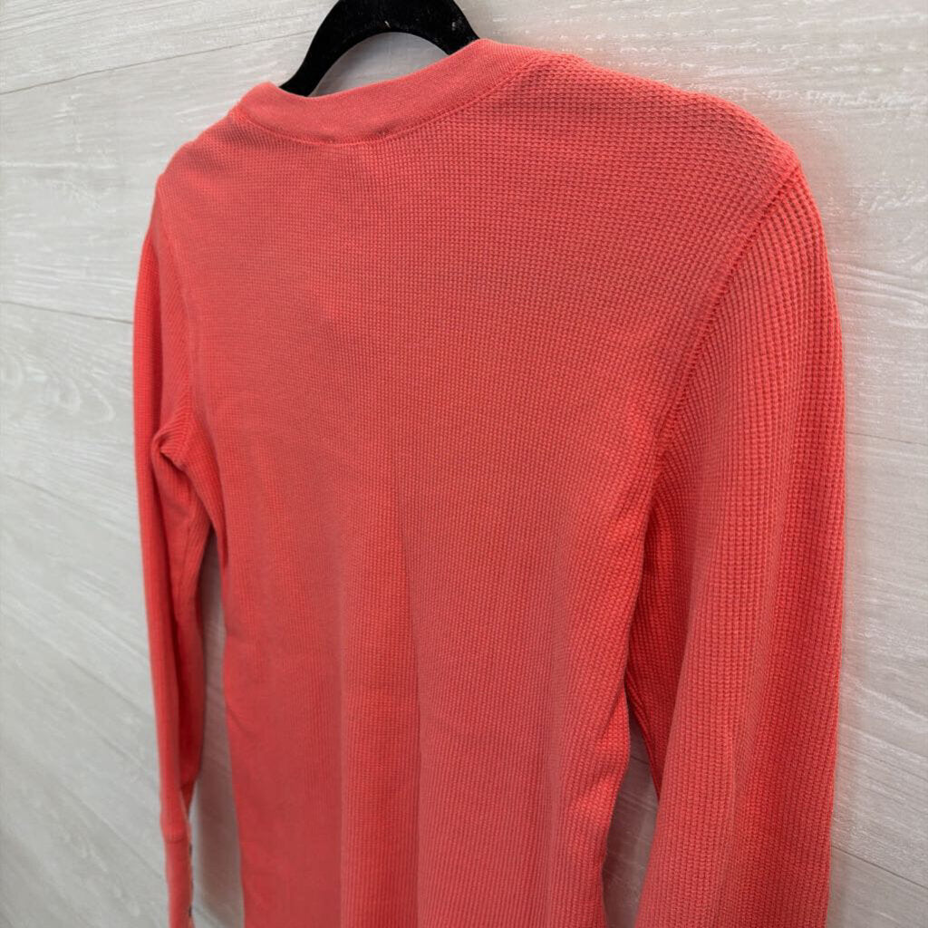 Sundance Coral Thermal Long Sleeve Pullover Small