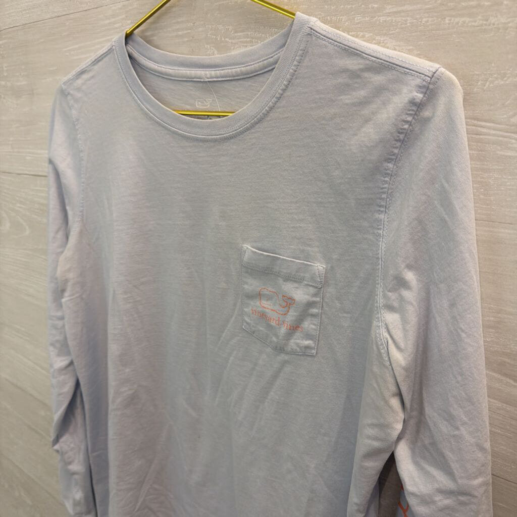 Vineyard Vines Blue Long Sleeve Graphic Tee Small