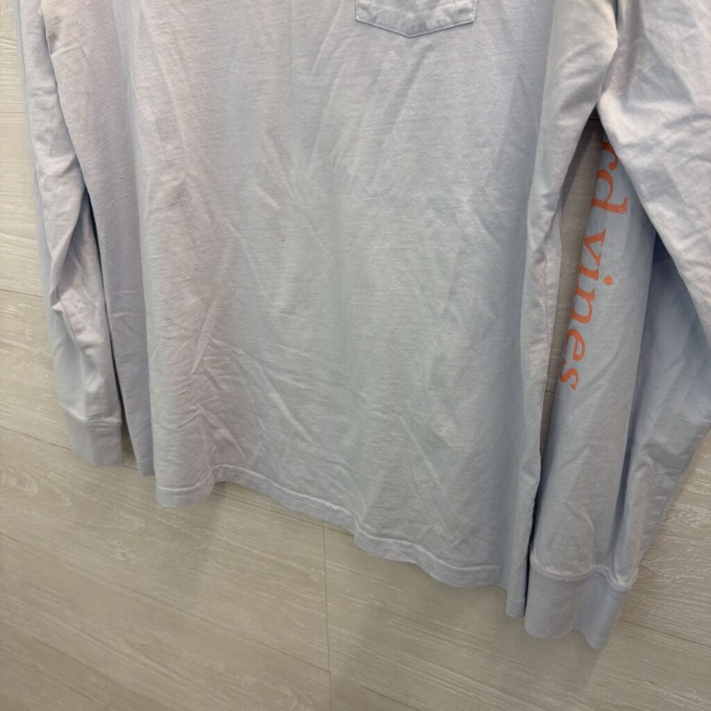 Vineyard Vines Blue Long Sleeve Graphic Tee Small