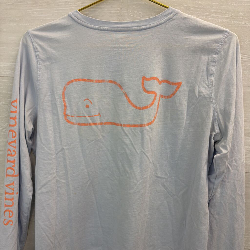 Vineyard Vines Blue Long Sleeve Graphic Tee Small