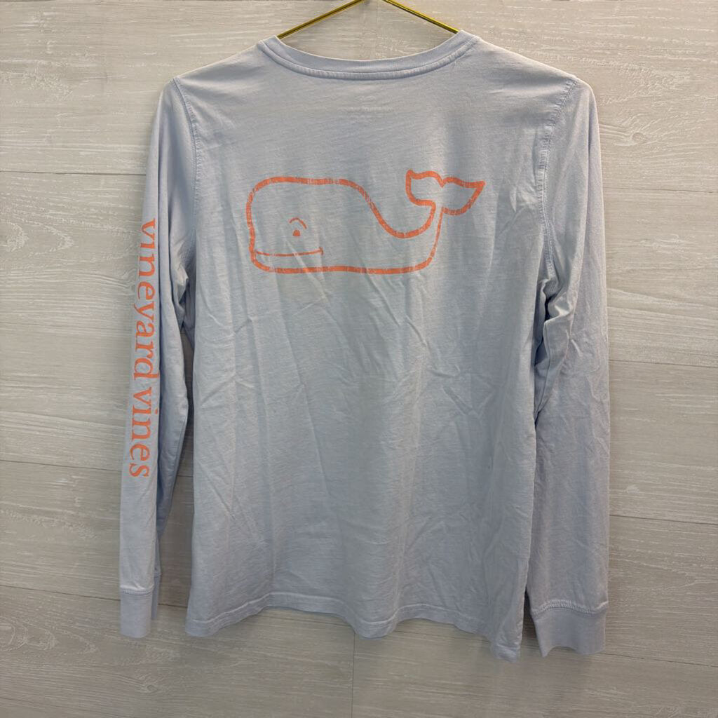 Vineyard Vines Blue Long Sleeve Graphic Tee Small