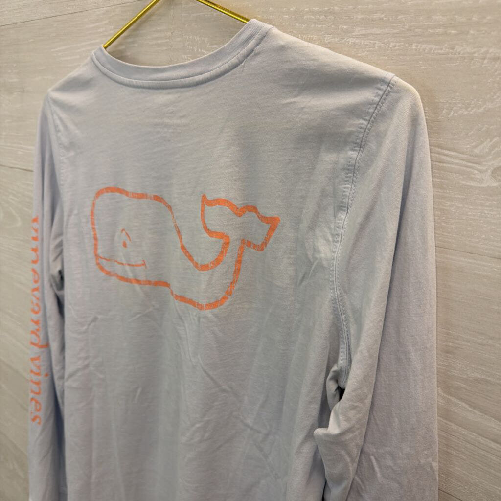 Vineyard Vines Blue Long Sleeve Graphic Tee Small