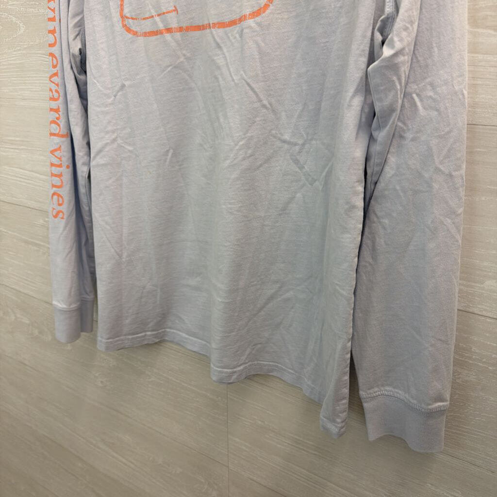 Vineyard Vines Blue Long Sleeve Graphic Tee Small