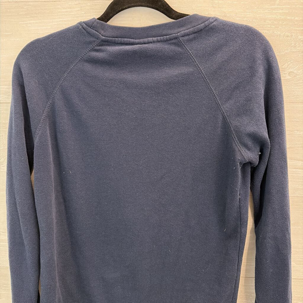 MV Sport Navy Virginia Cavaliers Crewneck Pullover Small