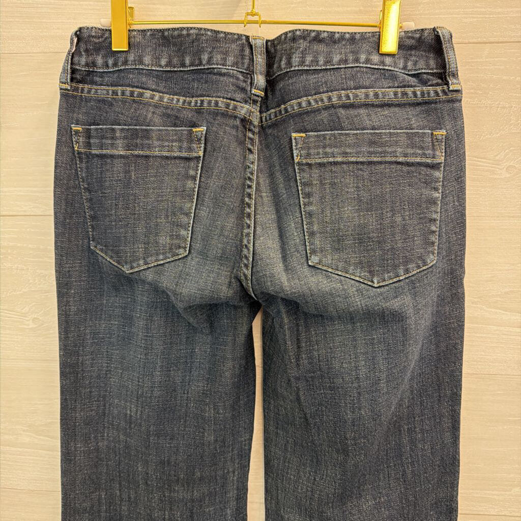 J Crew Dark Wash Wide Leg Jeans 6