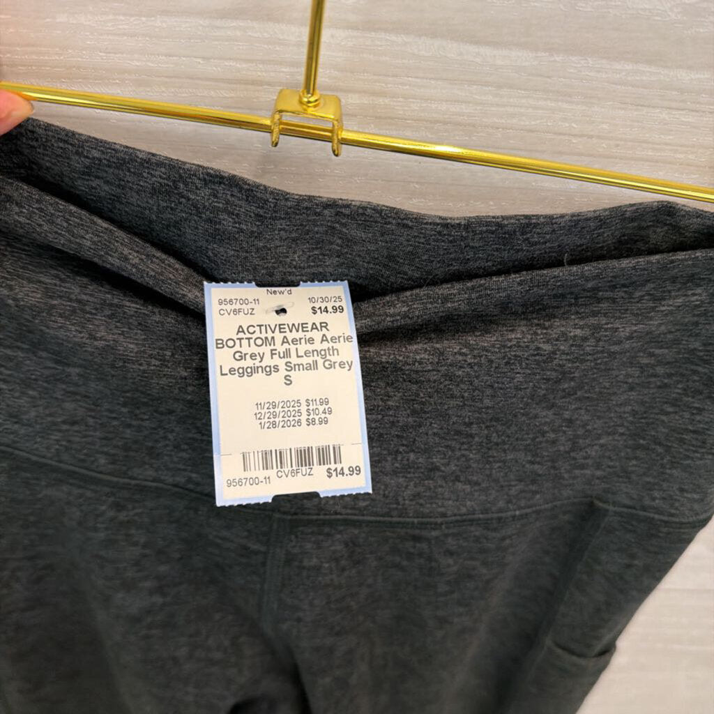 Aerie Grey Full Length Leggings Small
