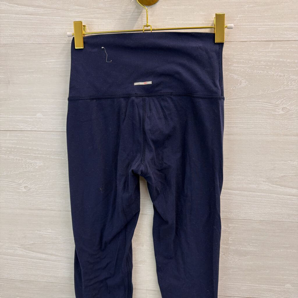 Aerie Navy Scrunch Ankle Leggings Small