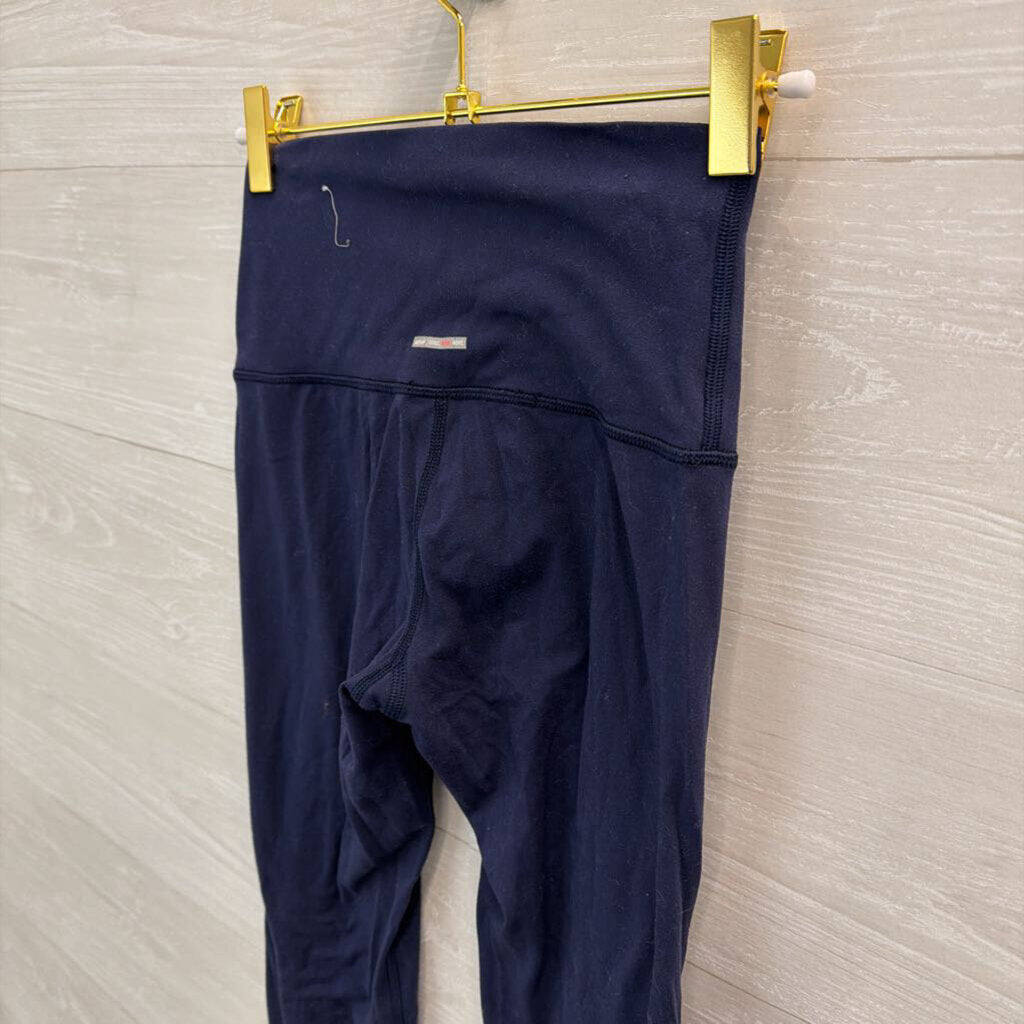 Aerie Navy Scrunch Ankle Leggings Small