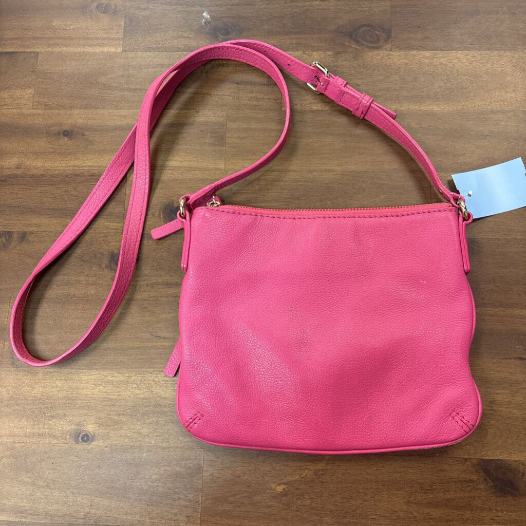 Kate Spade Pink Pebbled Leather Crossbody Purse