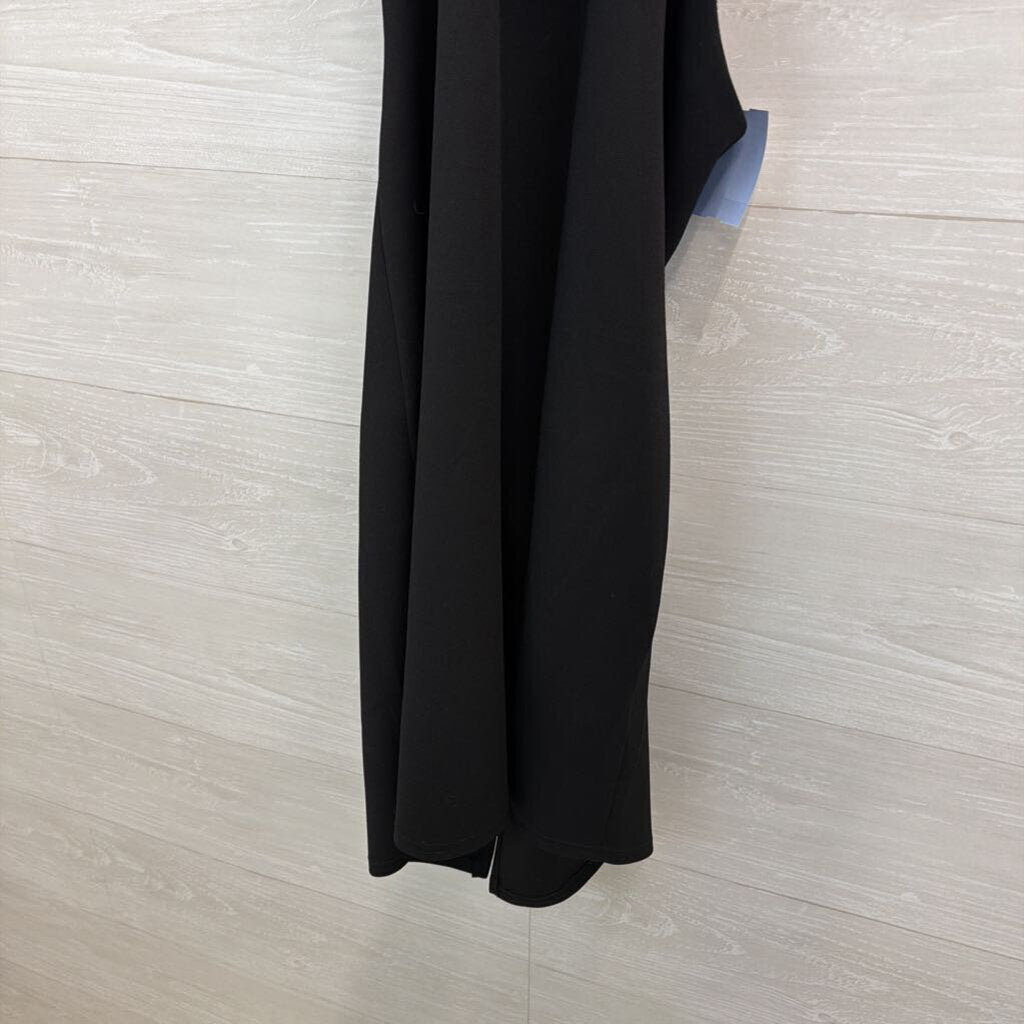 Nasty Gal Black High Neck Ruffle Detail Dress 8