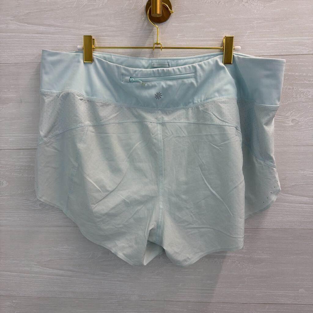 Athleta Blue Athletic Shorts Extra Large