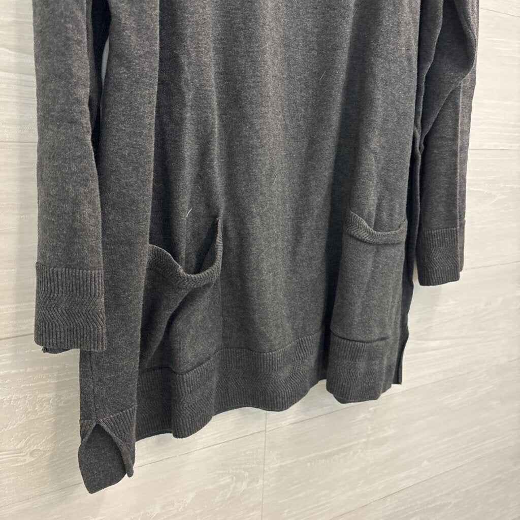 Jeanne Pierre Grey Long Sleeve Top 1X