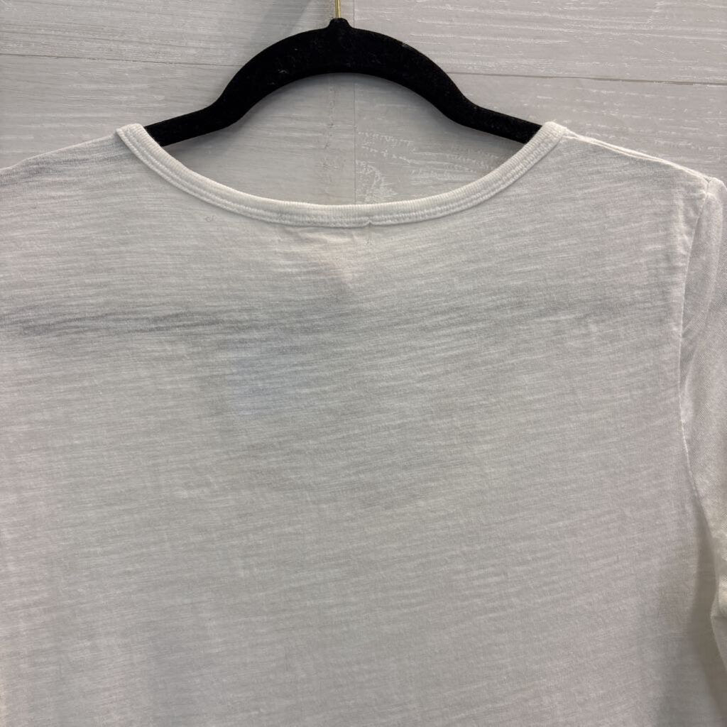 Sundance White Long Sleeve Top Small