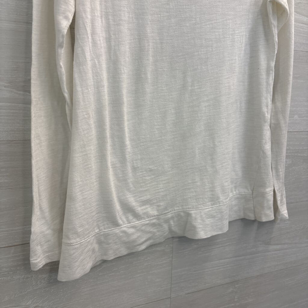 Sundance White Long Sleeve Top Small