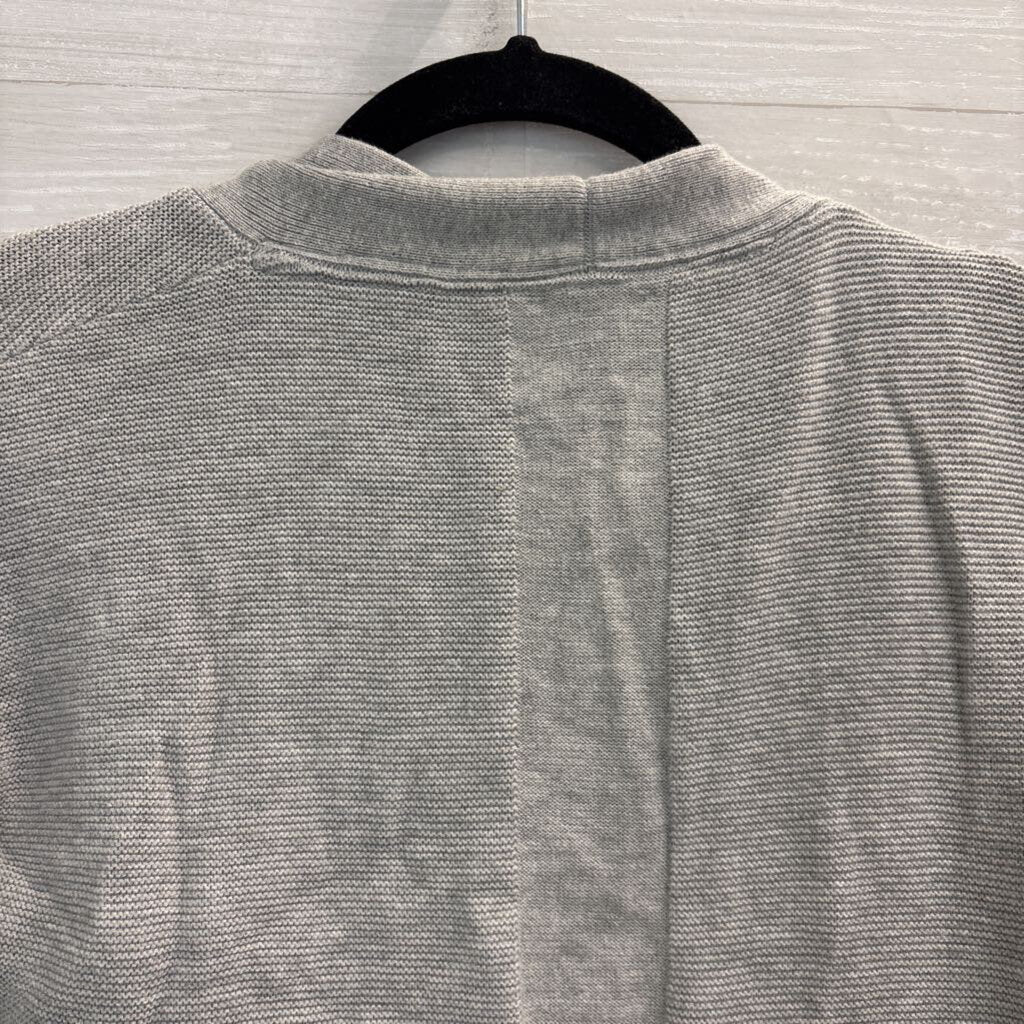 Lucky Brand Grey Knit Open Front Sweater Extra Small