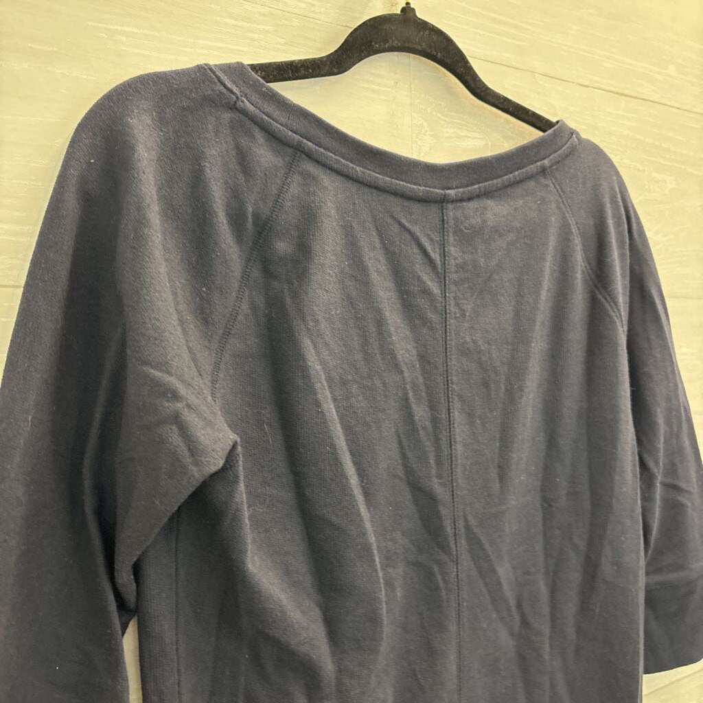 Banana Republic Black Embellished Long Sleeve Top Extra Small