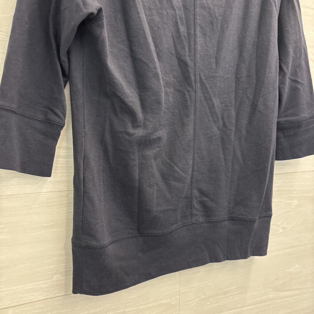 Banana Republic Black Embellished Long Sleeve Top Extra Small