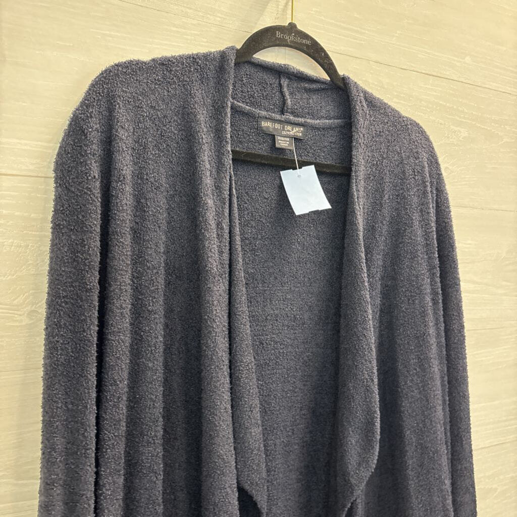 Barefoot Dreams Blue Soft Long Sleeve Open Front Cardigan Sweater XXS/ XS